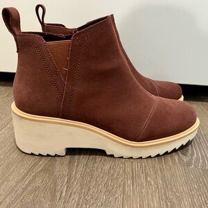 TOMS Women's Maude Wedge Boots